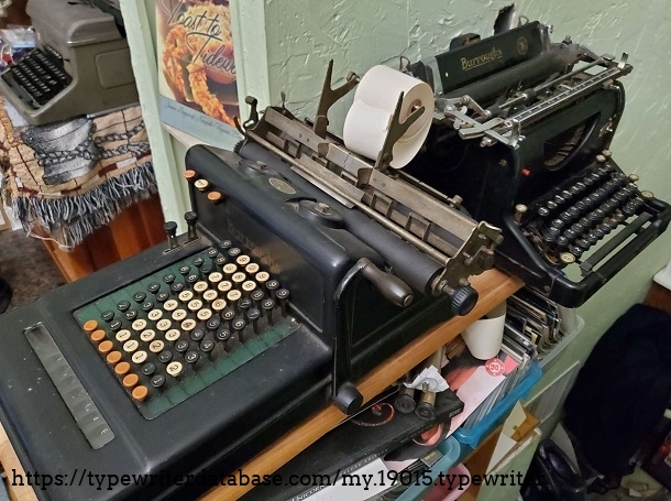 Alongside the Burroughs adding machine I recently acquired.