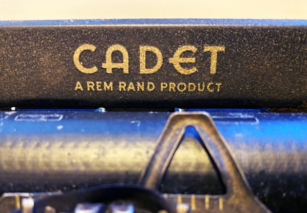 Remington Rand "Cadet" from the model logo on the top...
