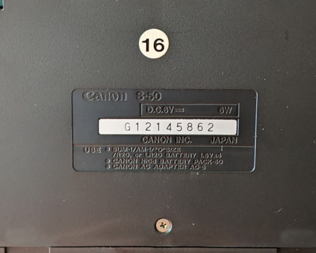 Serial number plate