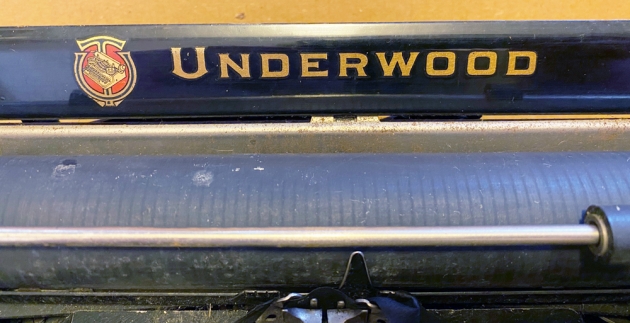 Underwood "Portable 4 Bank" from the maker logo on the top...