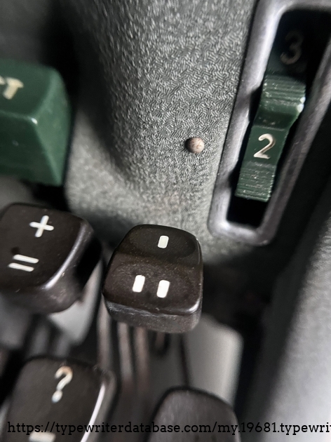 Double space key Double space key