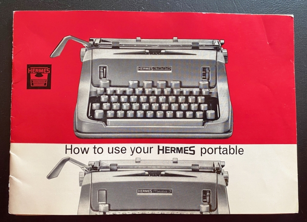 Hermes "3000" manual cover...