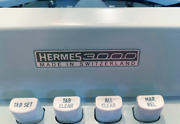 Hermes "3000" from the maker/model logo on the front...