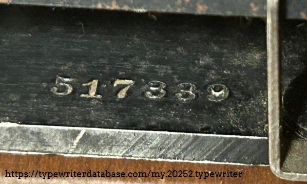 Serial number