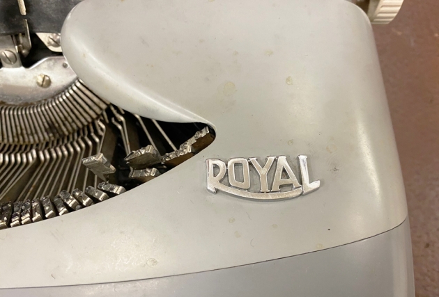 Royal "Royalite" from the maker logo on the top...