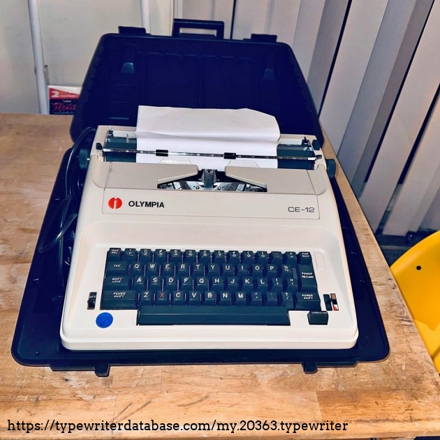 1984 Olympia CE-12 electric typewriter Facebook Market Place photo