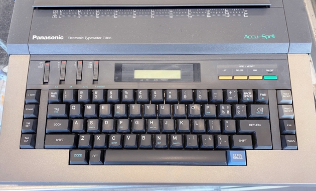 Panasonic "T365" from the keyboard...