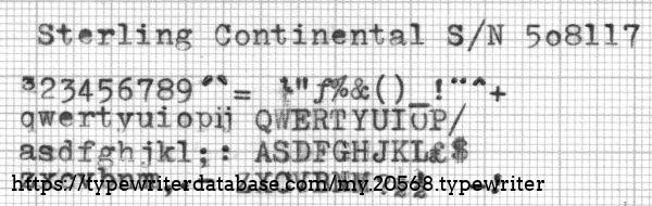 Capital leters are okay, lower case is too high.
The carriage is against its lower stops
The keys to the extreme left and right (3/4 1/4 and = +) are bend 
My mistake : the zero in serial number should be a capital O, the 1 is and l 
There is an (Dutch) ij only in lower case
There is a dollar and a pound, and a Dutch curled f for florin
There is an exclamation mark on a far right key in the lower row, but it types only the upper part of an exclamation mark. Shoud the period be made after a back space?
The types are not properly aligned