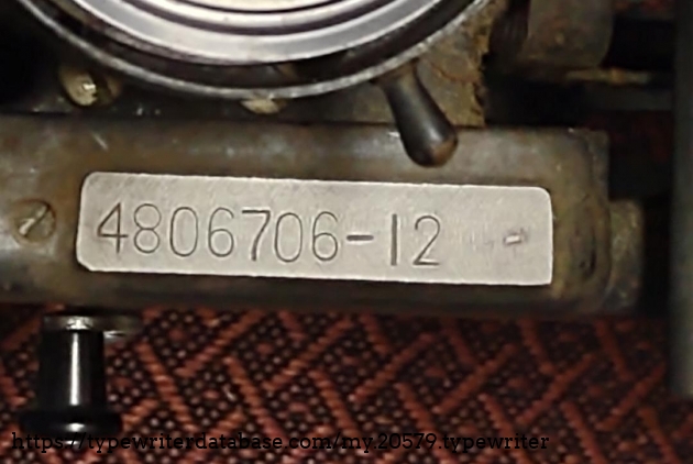 Serial number