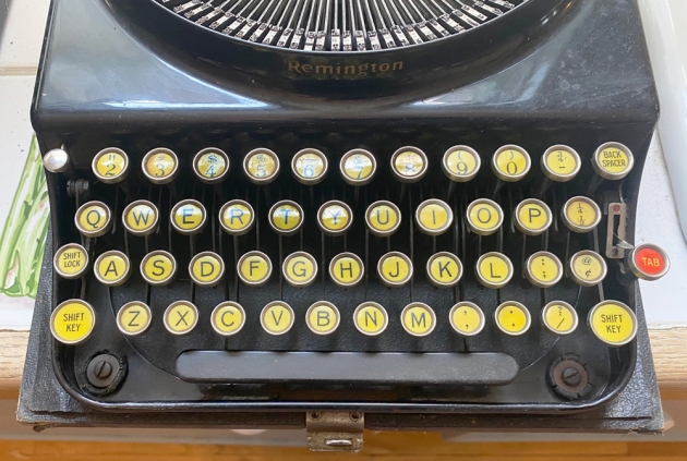 Remington "Portable 4" from the keyboard...