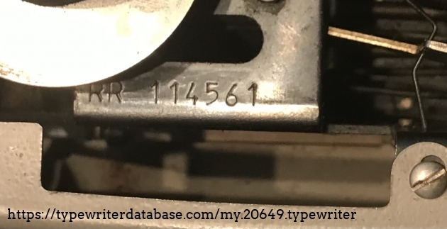 Rem-Riter serial number