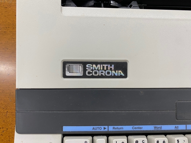 Smith Corona "XD 5250" from the maker logo above the keyboard...