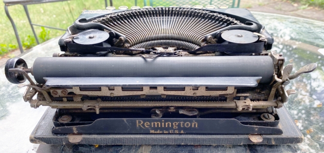 "Remington Portable" from the back...