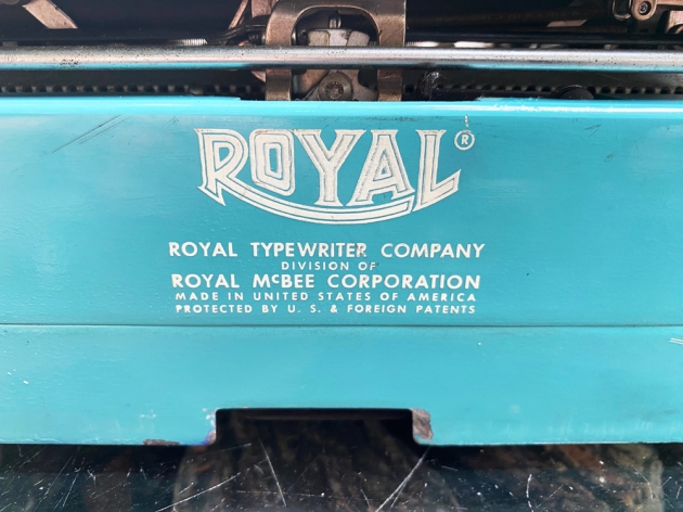 Royal "Quiet De Luxe" from the logo on the back...