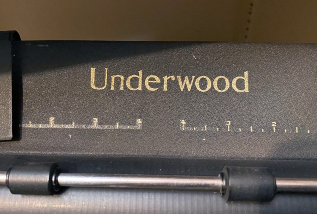 Underwood "S" from the logo on the top...