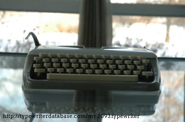 This typewriter is as thin as an iPhone is wide.