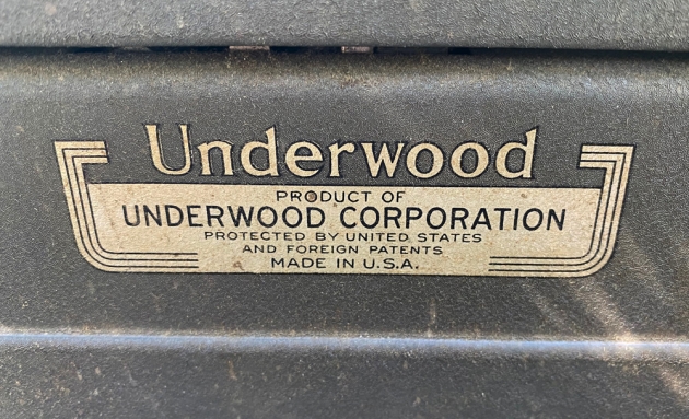 Underwood "Champion" from the logo on the back...