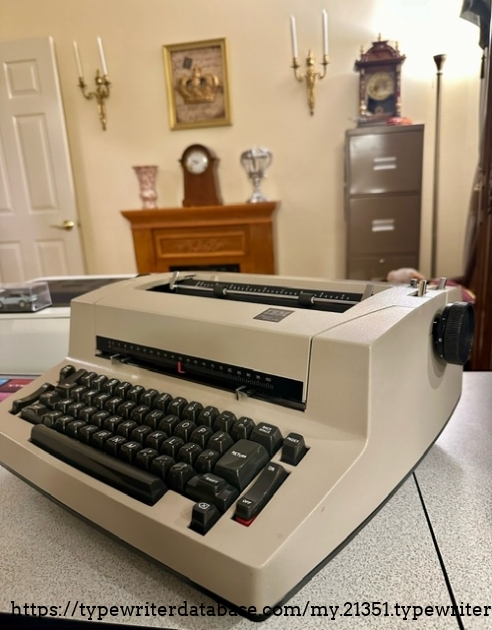 IBM Personal Typewriter Side View