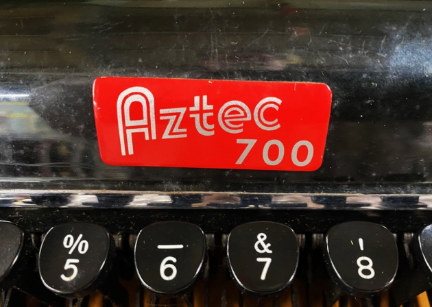 Aztec (Erika) "700" logo on the front....