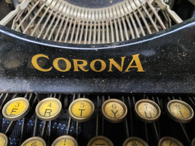 Corona "3" from the logo above the keyboard...