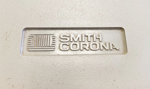 Smith Corona "PWP2500" from the maker logo on the case...