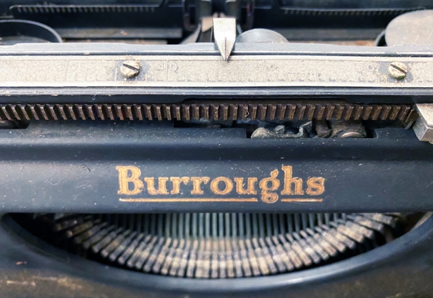 Burroughs "50" from the  logo above the keyboard...