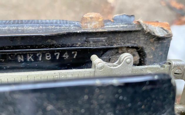 Remington "Portable" serial number location...
