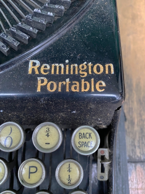Remington "Portable" from the maker/model logo....(right)