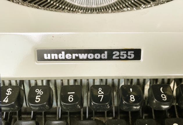 Underwood "255" from the logo on the front...