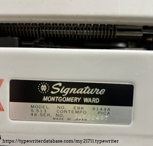SN plate stamp