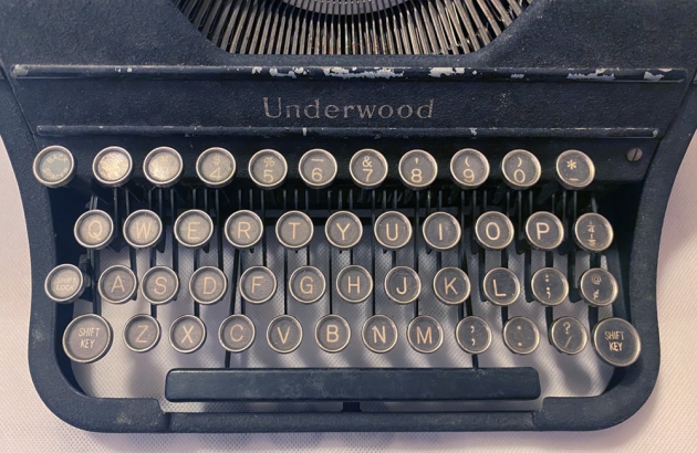 Underwood "Student' from the keyboard...