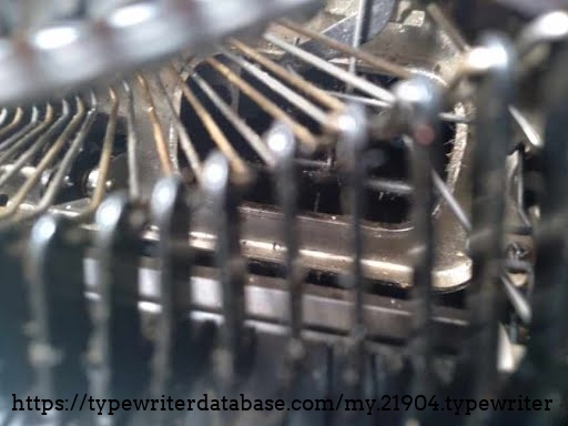 Seeing through the type basket, allowing you to see some of the internals