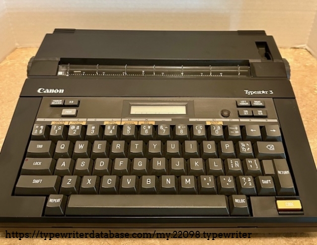 Canon TypeStar 3 - Front View