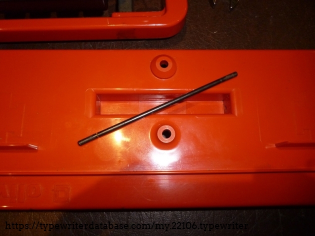 Handle pin removed