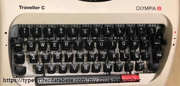 keyboard showing Spanish language characters