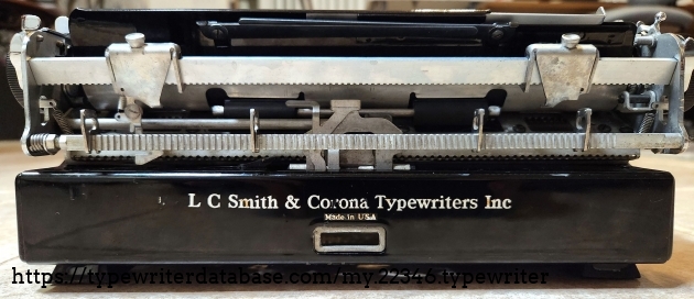 The margin and tab bar were covered with white rust. I got most of it off but some wouldn't come and rather than brush or polish it, I decided to let it go. As long as it isn't powdery, it isn't a detriment to the typewriter and actually resumes its role as a protectant. When i got this, the decals here were all still gold, but one swipe with the cleaning cloth, and it all came off. I didn't even scrub! Disappointing but not unexpected.