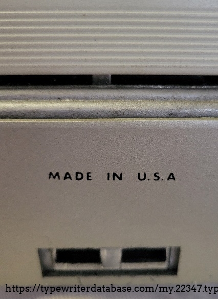 More rear labeling - Made in U.S.A.