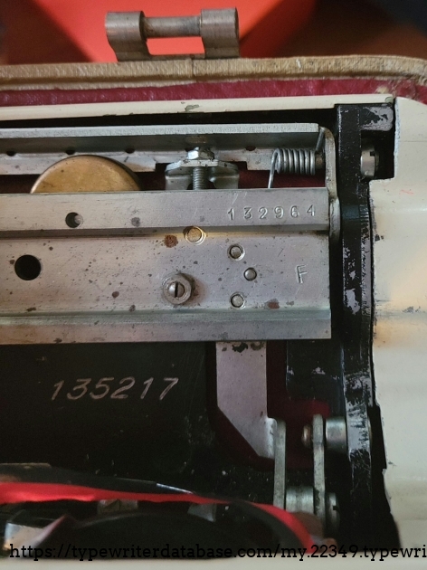 Serial Number. There are two stamped numbers.