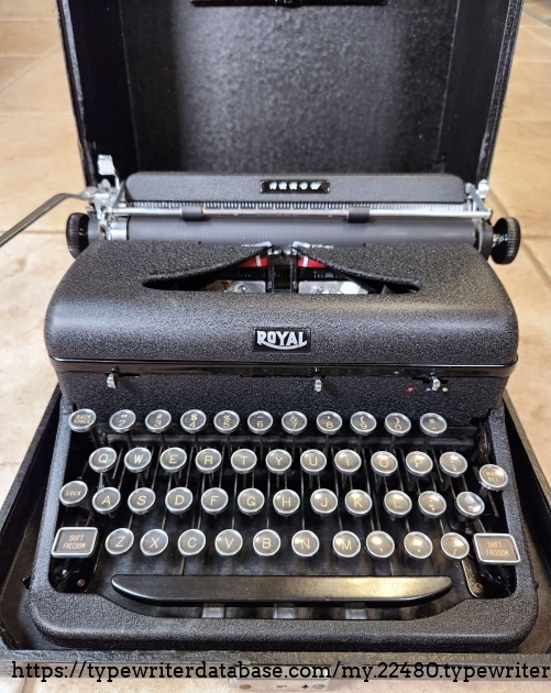 It is amazing how well this typewriter turned out after cleaning! There are still one or two minor issues with it, but it is perfectly usable and types like it's new!