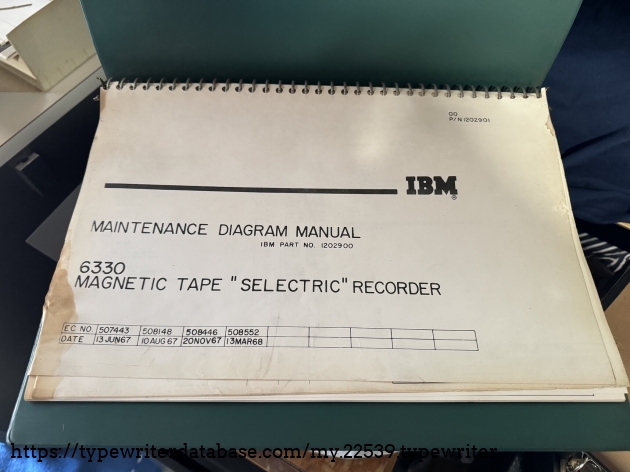 "Maintenance Diagram Manual"