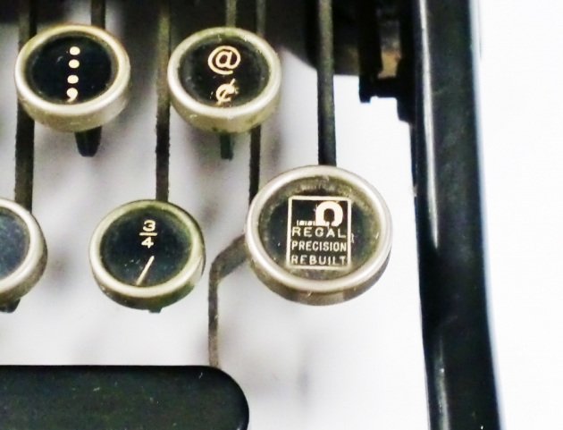 Royal "10" from the keyboard...(detail)