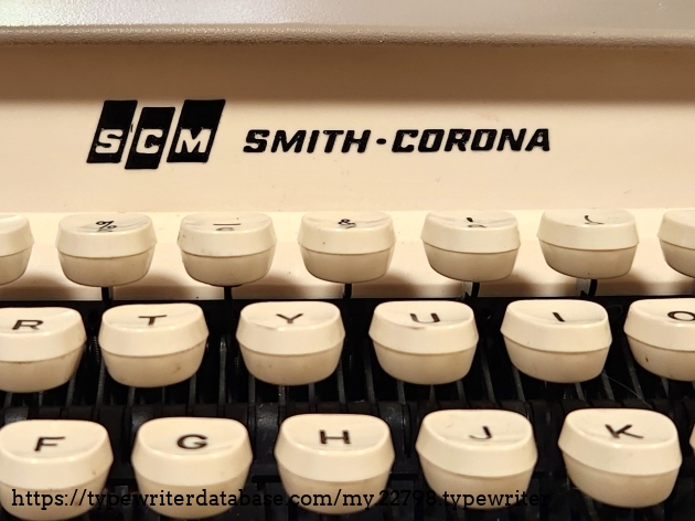 The revised SCM logo which was used after the merger with the Marchant company, to become Smith-Corona-Marchant.