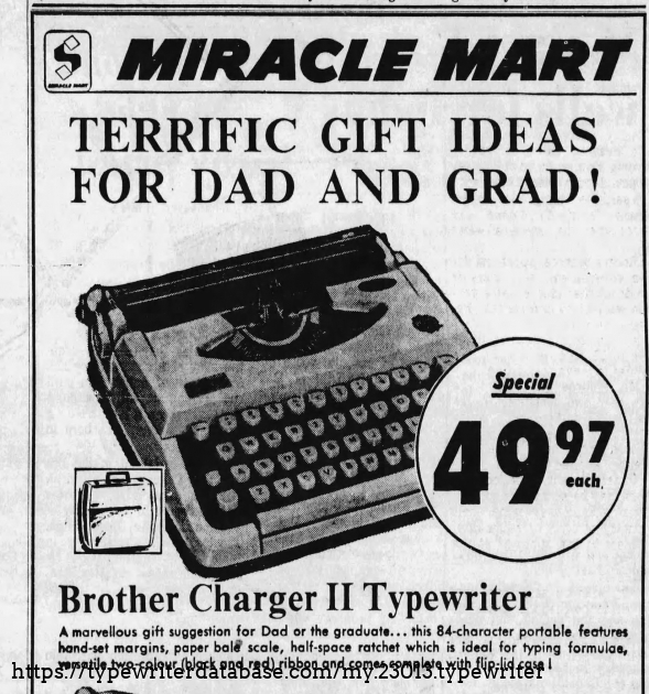 Charger 11 new for 68 and the 870 was a one year 67 model. First Brother with integral shell cover?