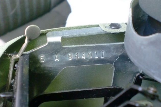 Smith Corona 'Sterling" serial number location...