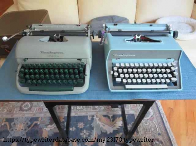 Old 1957 model compared with the 1960's model.