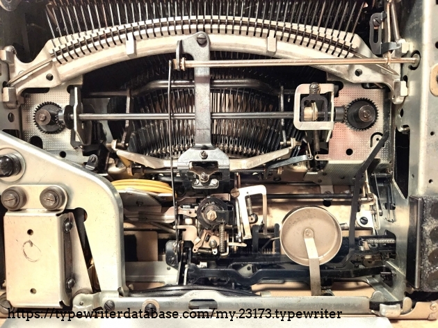 Mechanically, this should look very familiar if you have any other 3, 4, 5, or 6 series manual Smith-Corona typewriter.