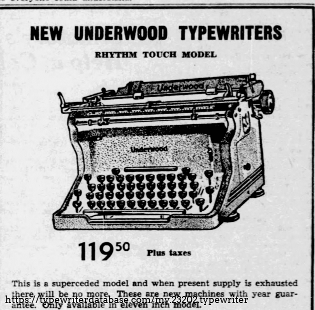 Late 1948 and finally the drop the "with rhythm" and call the SS the RT model.