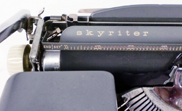 Smith Corona "Skyriter" from the model  logo on the top...