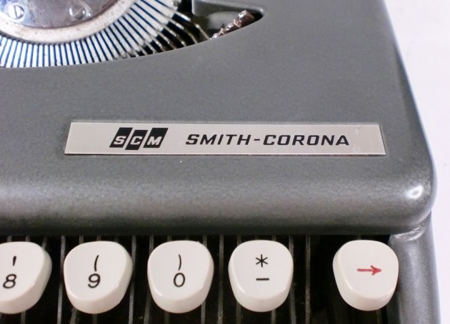 Smith Corona "Skyriter" from the maker logo on the top...