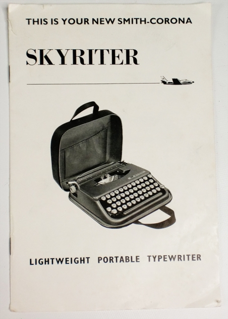 Smith Corona "Skyriter" included manual...